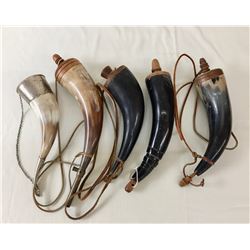 Group of Powder Horns