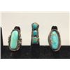 Image 1 : Three Nice Turquoise Rings