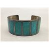 Image 1 : Turquoise and Sterling Silver Inlay Bracelet