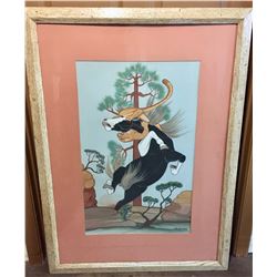 Original Al Momaday Watercolor Painting