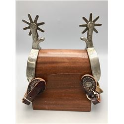 Vintage Crockett Spurs with Straps