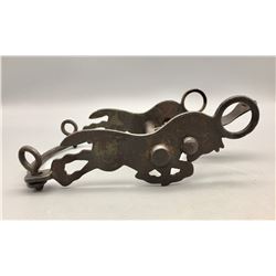 Antique Rearing Horse Spade Bit