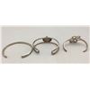 Image 6 : Three Vintage Sterling Silver Bracelets