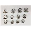 Image 5 : 12 Sterling Silver Rings