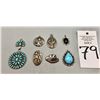 Image 10 : Group of Seven Pendants, Etc.