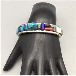 Cobblestone Inlay Bracelet by Lyndon Tsosie!