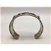 Image 6 : Vintage Turquoise and Sterling Silver Cuff Bracelet