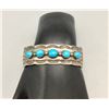 Image 7 : Vintage Turquoise and Sterling Silver Cuff Bracelet