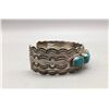 Image 2 : Turquoise and Sterling Silver Bracelet