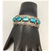 Image 7 : Turquoise and Sterling Silver Bracelet