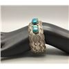 Image 8 : Turquoise and Sterling Silver Bracelet