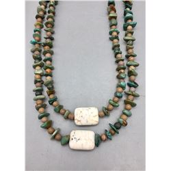 Turquoise Nugget, Jasper and Wild Horse Bead Necklace