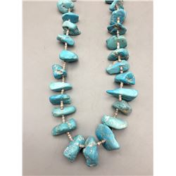 Vintage Turquoise and Shell Necklace