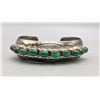 Image 1 : Sterling Silver and Malachite bracelet