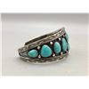 Image 2 : 18 Stone Turquoise Cluster Style Bracelet