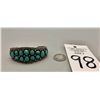 Image 9 : 18 Stone Turquoise Cluster Style Bracelet