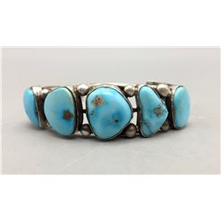 Five Turquoise Stone Bracelet