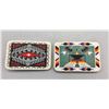 Image 1 : Two Finely Beaded Belt Buckles