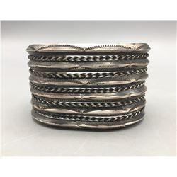 11 Row Twisted and Triangle Wire Bracelet