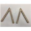 Image 1 : Circa 1930s Sterling Silver Collar Tips