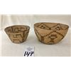 Image 9 : Group of Two Vintage Pima Baskets