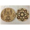 Image 1 : Two Vintage Hopi Coiled Plaque/Baskets