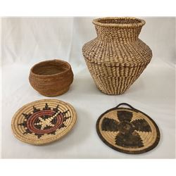 Four Miscellaneous Baskets
