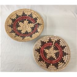 Two Vintage Navajo Wedding Baskets