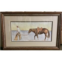 Teal Blake Original Water Color