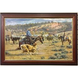 Large Tim Cox Giclée on Canvas