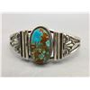 Image 1 : Leon Martinez Turquoise and Sterling Silver Bracelet