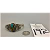 Image 9 : Leon Martinez Turquoise and Sterling Silver Bracelet