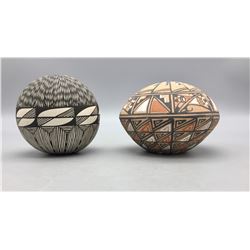 Two Pueblo Seed Pots