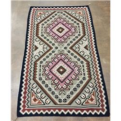 Busy and Finely Woven Navajo Textile