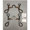 Image 8 : Two Short Shank Snaffle Bits With Ports