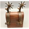 Image 4 : Large Pair of Cowboy Spurs with Chap Guard
