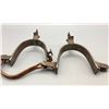 Image 8 : Large Pair of Cowboy Spurs with Chap Guard