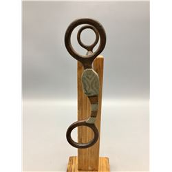 Copper and Silver Overlay Grazing Bit