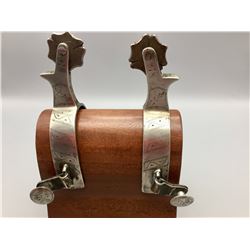 Engraved Buermann “Star” Marked Spurs