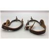 Image 10 : Old Chased Steel Spurs With Straps