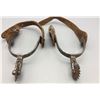 Image 12 : Old Chased Steel Spurs With Straps