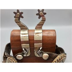 Single Mounted Cowboy Spurs by David Morales