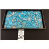 Image 10 : Tray of Turquoise Cabochons