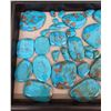 Image 2 : Tray of Turquoise Cabochons