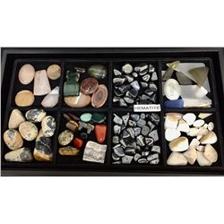 Tray of Miscellaneous Semi Precious Stones