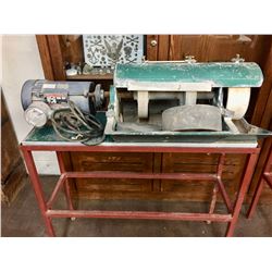 Commercial Size Lapidary Buffer with Stand