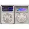 Image 2 : 2009 AND 2010 AMERICAN SILVER EAGLES