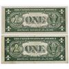 Image 2 : TWO 1935-A $1.00 HAWAII SILVER CERTIFICATES