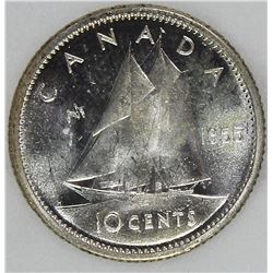 1955 CANADA DIME