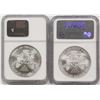 Image 2 : 2002 AND 2004 AMERICAN SILVER EAGLES